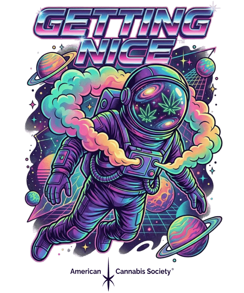 THCFACTOR affiliate program cannabis apparel astronaut graphic design