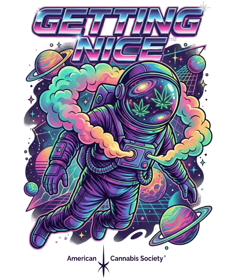 THCFACTOR affiliate program cannabis apparel astronaut graphic design