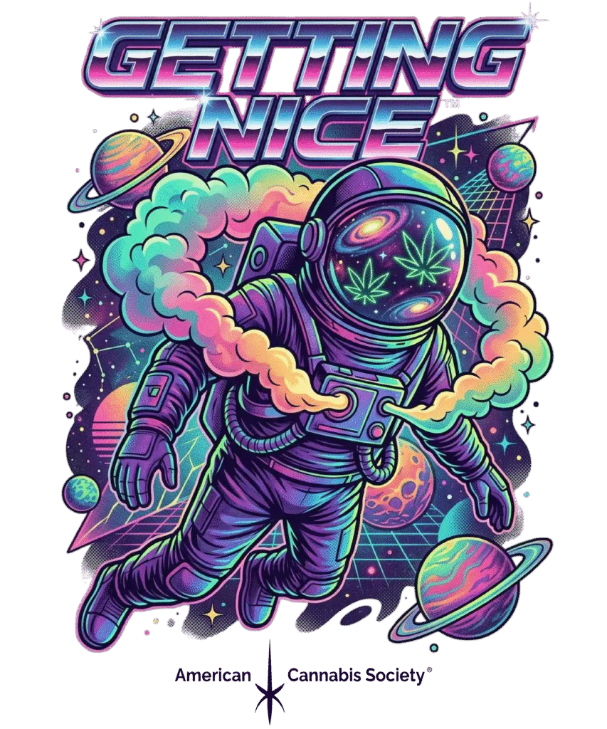 THCFACTOR affiliate program cannabis apparel astronaut graphic design